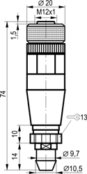Габариты CS SF254-3